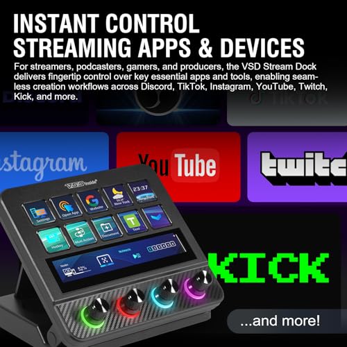 Image of Macro Pad, Streaming Deck Stream Controller Soundboard Keypad, Programmable Keys USB Shortcut Keyboard for Gamer Streamer, Audio Mixer for OBS, YouTube, Office Desk Setup, PC, Mac