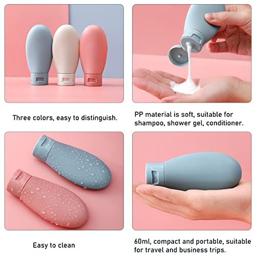 Aplolemo 10 Pack Travel Bottles - Leak-Proof & TSA Approved Toiletries Tubes Kit - Image 6