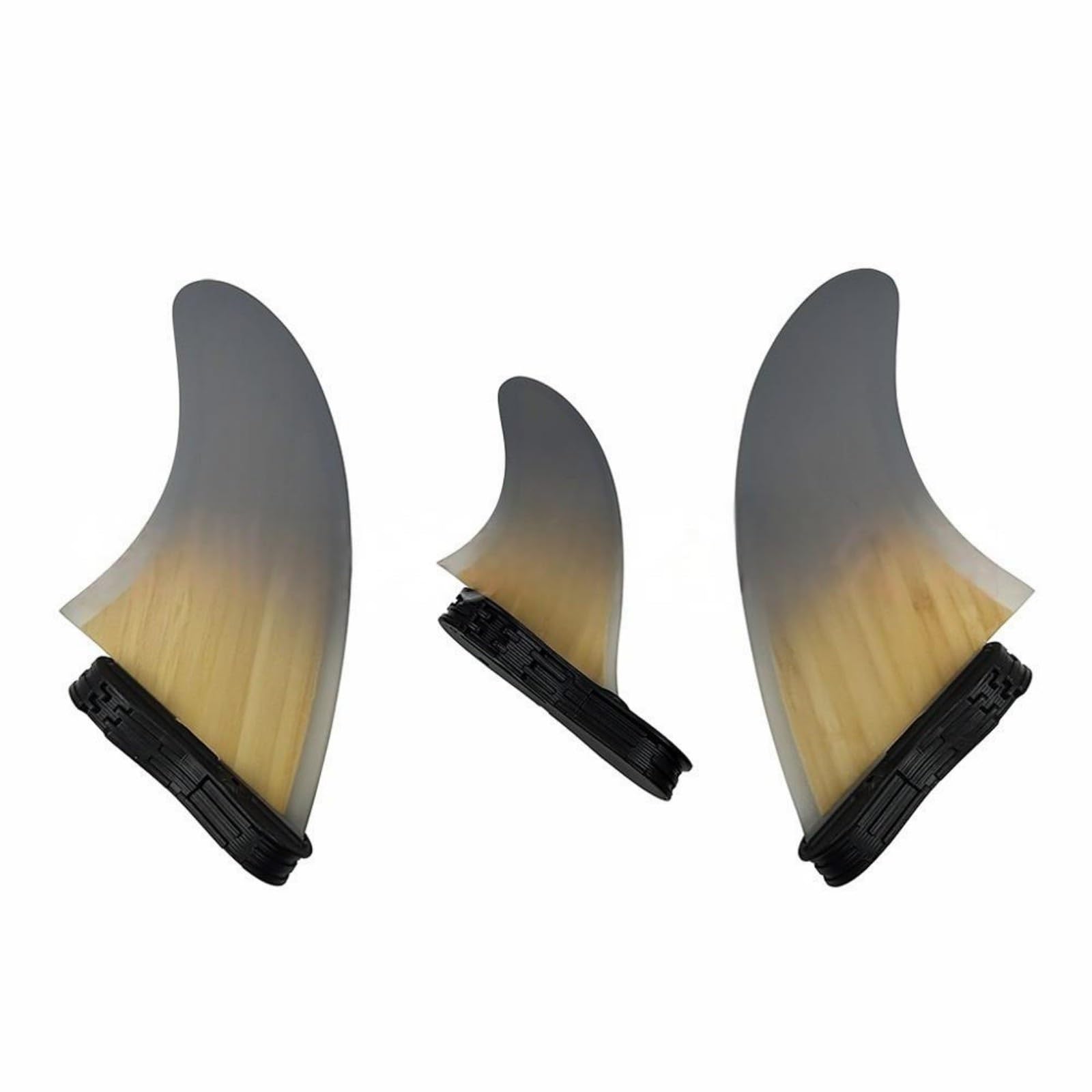 Surfbrett-Zubehör Heckruder Finne Paddle Board Surfen Gradient Bambus Leder Heckflosse Einfach auszutauschen