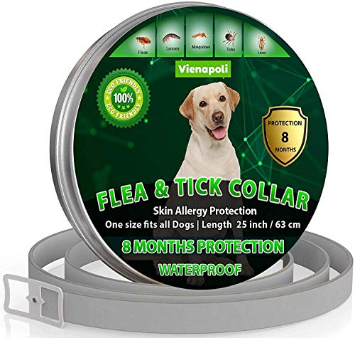 Vienapoli Abwehrhalsband für Hunde, für große, mittelgroße und kleine Hunde, mit verstellbarem Design, auch für Welpen ab 6 Wochen geeignet