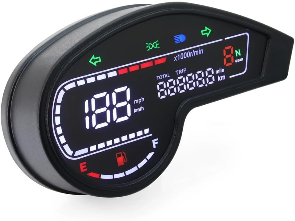 Motorcycle Odometer Gauge Motorcycle Tachometer Dashboard 0~199km/h Odometer Speed Gauge For NXR150 NXR125 For Bros 2003-2014
