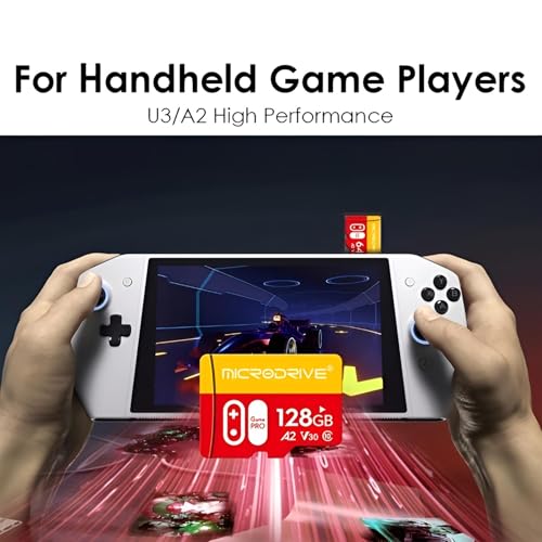 Tarjeta MicroSDXC 64 GB A2 V30 Game Pro - Memoria Gaming Alta Velocidad 100MB/s - Compatible con Switch OLED/Lite, Steam Deck, Android y GoPro - Resistente y Diseño Rojo/Amarillo. - imagen 6