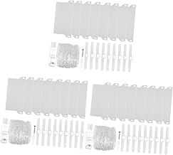 IMIKEYA 3 Conjuntos De Acessórios Para Cortinas Verticais Suprimentos Para Cortinas Verticais Clipes De Substituição Para Cortinas Verticais Protetores De Palhetas Para Reparação De