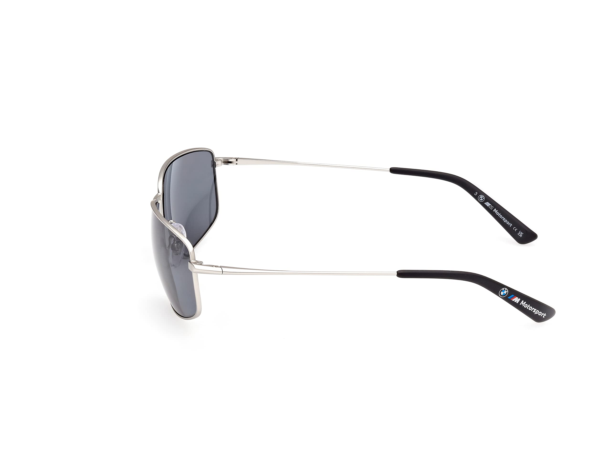 BMW MOTORSPORT BS0027 Lunettes de soleil Palladium Mat 62 Homme, Palladium mat, 62 cm