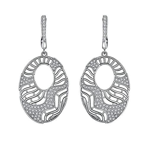 Boucles d'oreilles clip zircon transparent femme oreilles non percées sans douleur