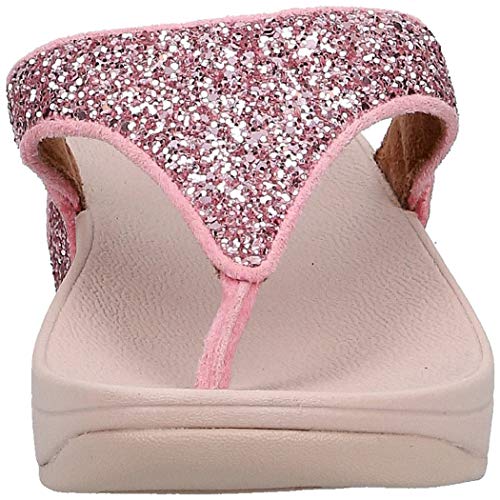 Image of FitFlop Lulu Multi-Tonal Glitter Toe Post Sandals