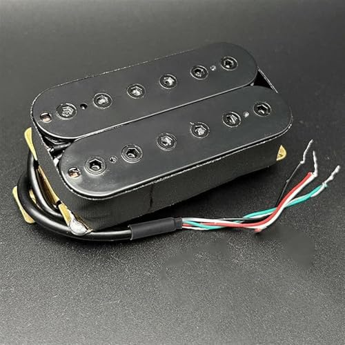 エレキギターピックアップキット ギター ハムバッカー 12 調節可能 六角ネジ デュアルコイル 6弦エレキギター用 コイル分割ピックアップ N7.5K/B15K(Bridge A)