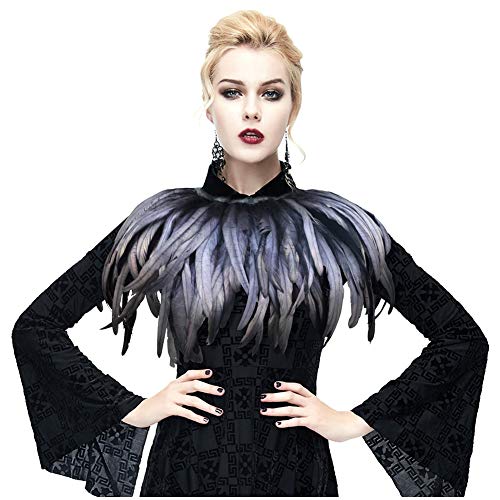 HOMELEX - Chal - para mujer Gray-od Talla única