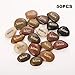 Produktbild RockImpact 50 Stück Believe Steine mit Spruch Glück Gravierte Steine Gravur Inspirierende Steine Glücksbringer Ermutigung Dankbarkeit Geschenk Glückssteine (Großhandel, je 5-8 cm)