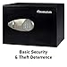 SentrySafe Black Home Safe with Shelf and Digital Keypad, Large Safe for Laptop, Documents, Money, Exterior: 10.6 x 16.9 x 14.6 Inches, X125
