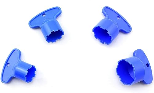 Miniatura 7 de Paquete de 4 llaves aireadoras de fregadero, llave de extracción, llave aireadora, herramienta de burbujeador para 0.650 in, 0.728 in, 0.846 in,