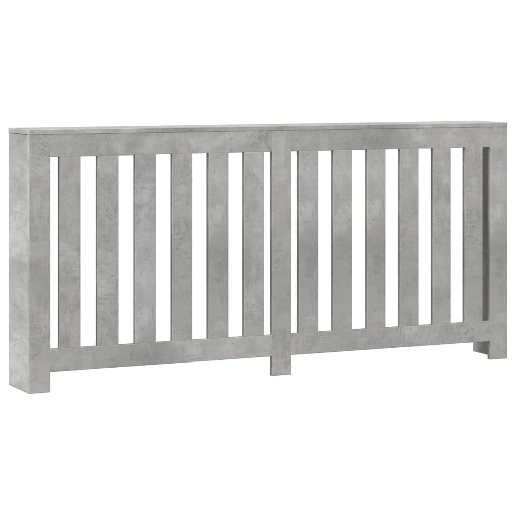 vidaXL Radiator Cover Concrete Grey 175 x 20 x 82 cm Engineered Wood