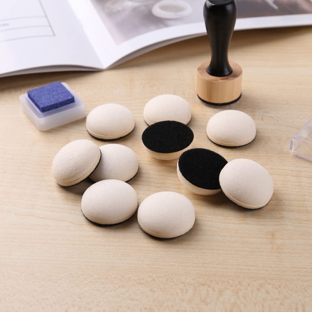 Kit Strumento Per Miscelazione Inchiostro: Mini Applicatore Rotondo Con 12 Spugne Di Ricambio Per Scrapbooking E Pittura - 2