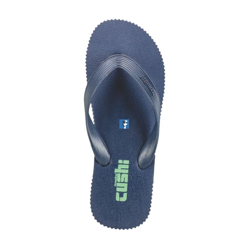 Cushi Hawai Chappal for Men | Soft Rubber Orthopedic Slippers | Lightweight Durable Flip-Flops for Casual Indoor Outdoor Use | Comfortable Everyday Wear Footwear-image-32