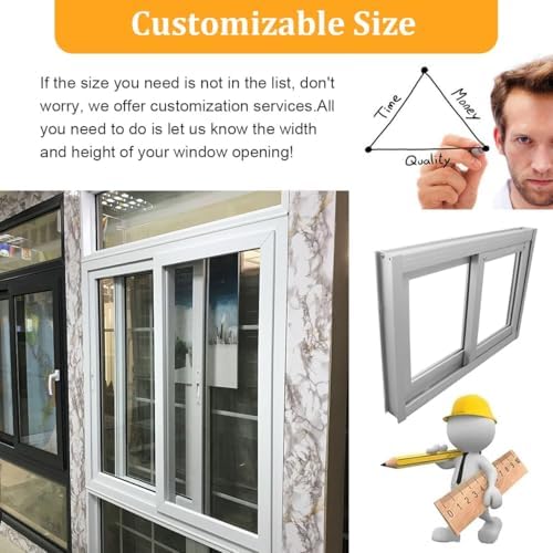 Basement Horizontal Sliding Window Replacement - Flush Mount 22x12in for Mobile Homes & Basements, Durable and Stylish Design for Enhanced Home Ventilation.