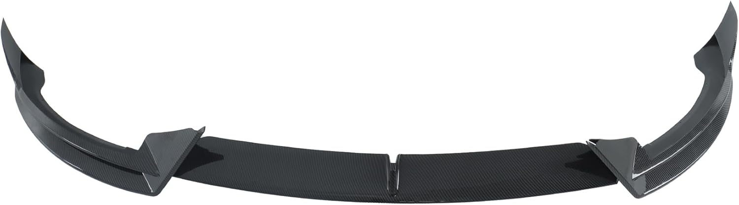 labwork 3 Pieces Front Bumper Lip Spoiler Splitter Carbon Fiber Style Replacement for Model Y 2020 2021 2022 2023 2024