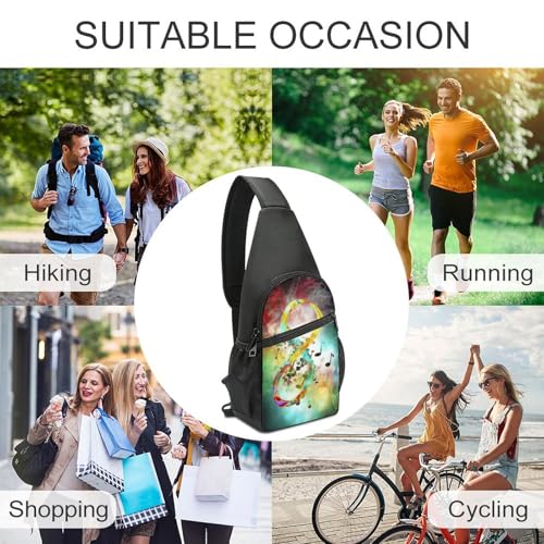 Mochila tipo Sling Bag para senderismo y uso casual miniatura 6