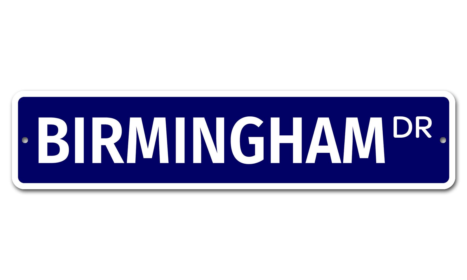 Birmingham 4" x 16" Novelty Street Sign metal sign