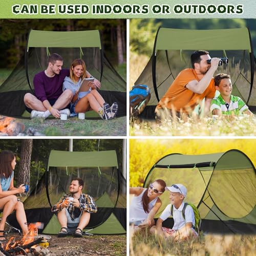 Carpa Pop Up Mosquito para Camping, 86.6x59x45.3 pulgadas miniatura 6