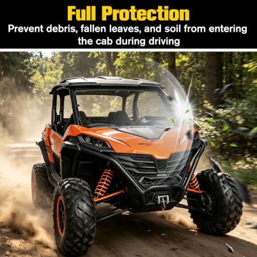 Vented Front Full Windshield for CFMOTO ZFORCE 950 Sport/Sport-4 2023-2025 by HSUTVXPRO - Used condition - Image 6