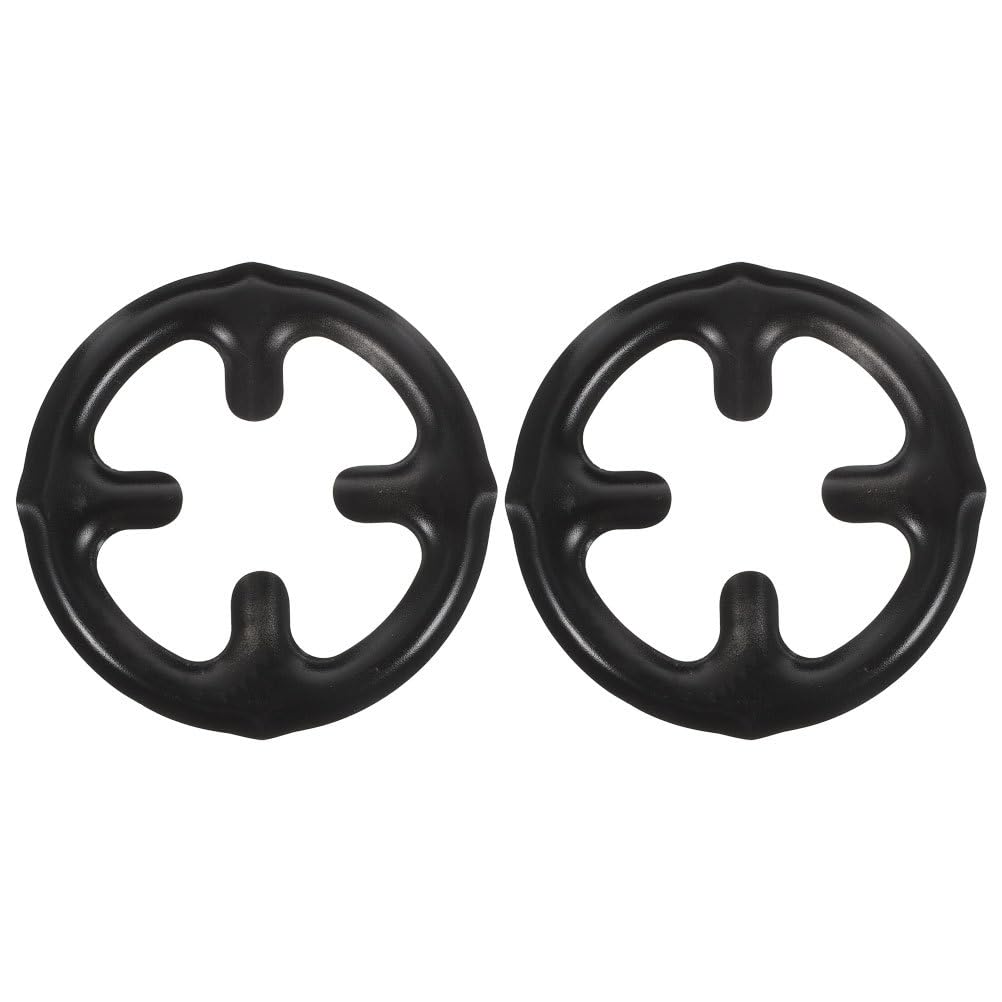 2pcs Iron Coffee Stove Ring Gas Stove Racks Gas Cooker Ring Cast Iron Wok Stand Non Slip Household Coffee Pot Holder Pot Rack Pot Fixing Stand