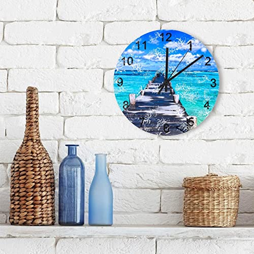 Horloge murale silencieuse grand format pour stopper le tic-tac - 3