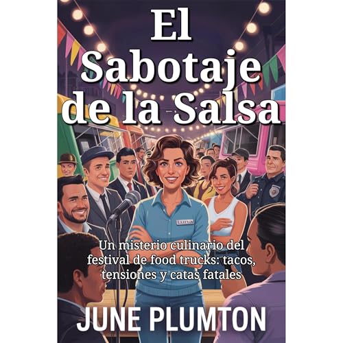 El Sabotaje de la Salsa Audiolibro Por June Plumton arte de portada