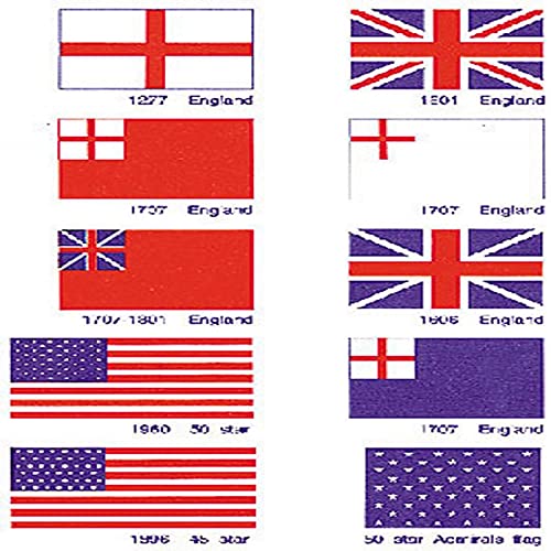 Model Shipways Cloth Flags 1/2 inch