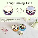 Scented Candles Gift Set, 8% Essential Oil, 4 Pack Aromatherapy Candle, Stress Relief Gifts for Women,120H Burning, Candles for Home Scented, Ideal for Birthday, Christmas, Thanksgiving, Mother's Day - Image 3