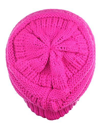 Image of Cambridge Select Thick Slouchy Knit Oversized Beanie Cap Hat