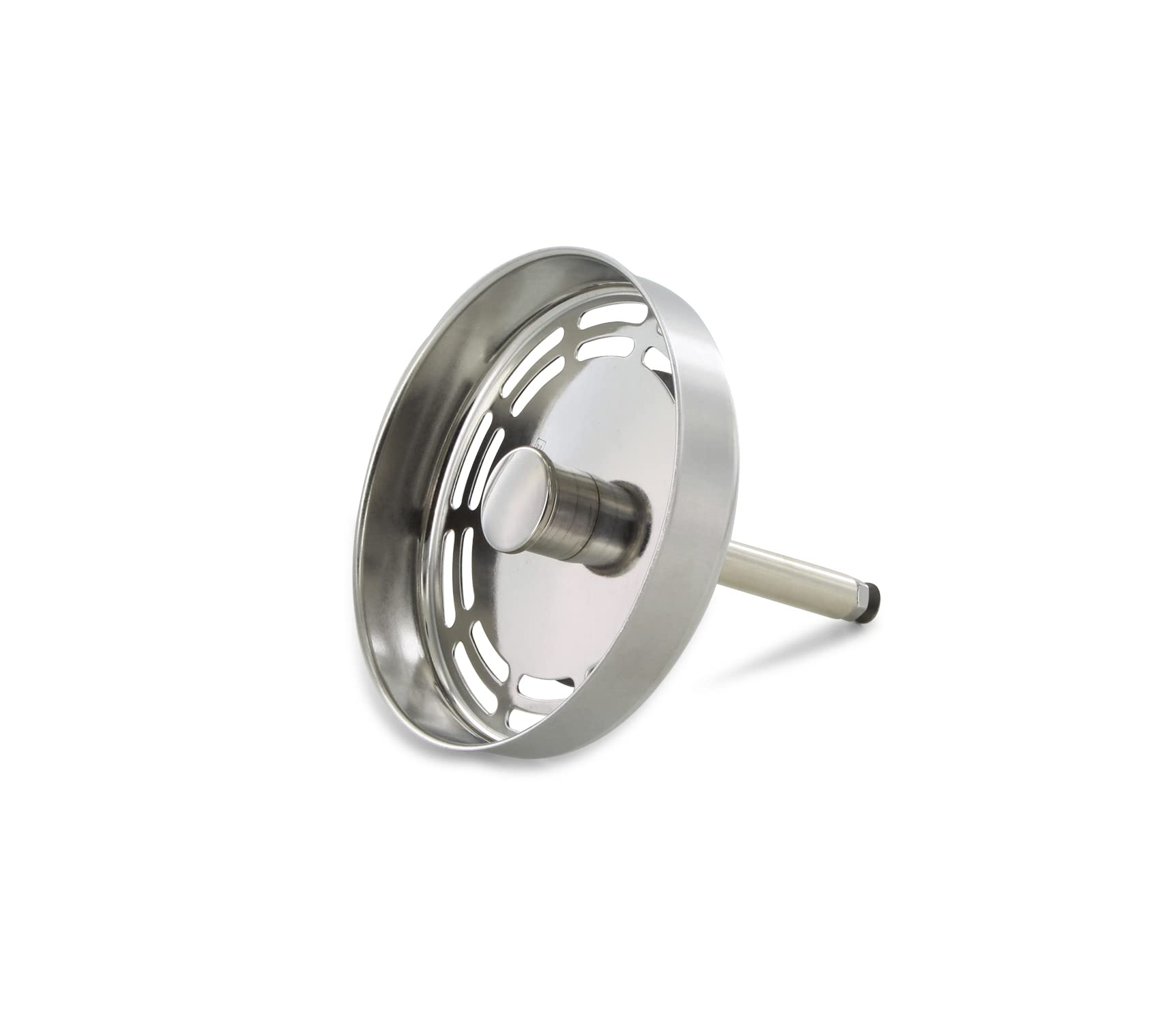Dl-Pro Silver Stainless Steel Strainer Basket, 20 Slots, Brushed Finish For Blanco 119145