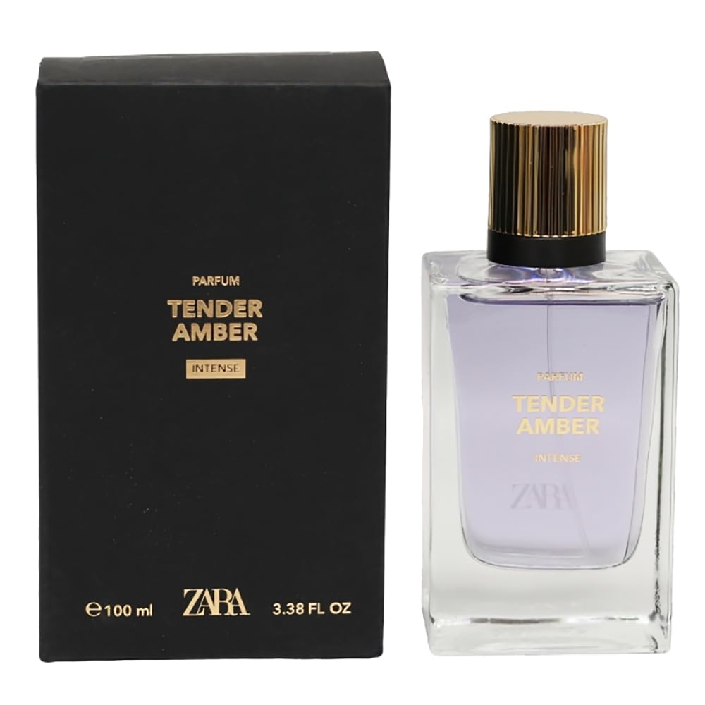 ZaraTender Amber Intense Perfume For Men Elegant Intensified Bold and Long Lasting Eau De Parfum 100 ML (3.38 FL. OZ.)