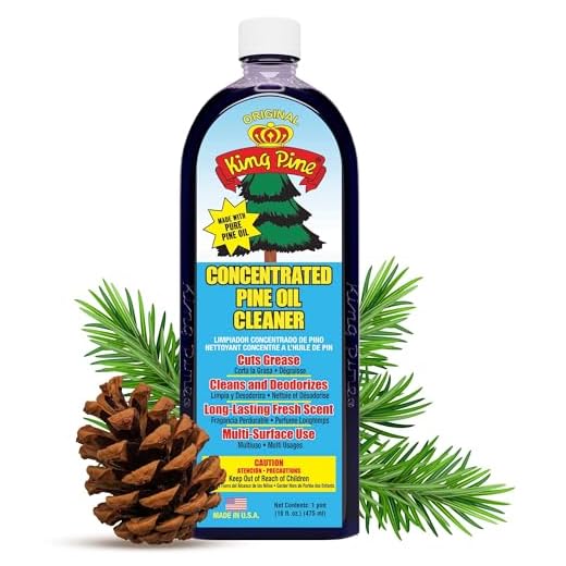 King Pine Concentrated Pine Oil Multi-Surface Cleaner Industrial Strength, Original Black, 16 Fl Oz