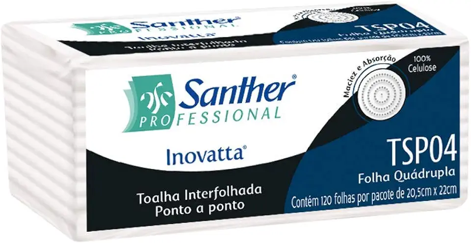 Papel Toalha Interfolhada Quádrupla Inovatta - Super Luxo