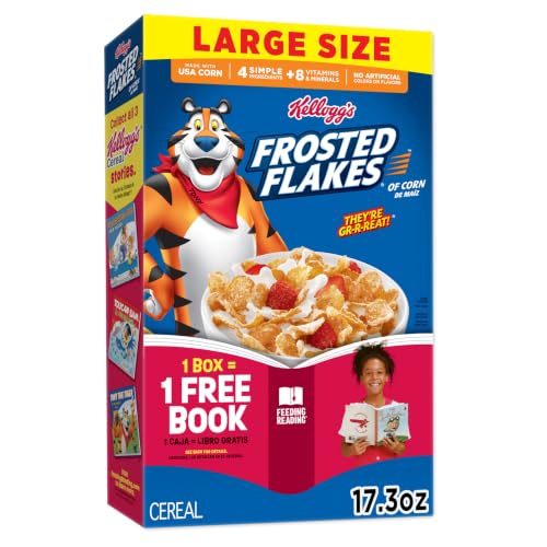 Kellogg's Frosted Flakes Breakfast Cereal...