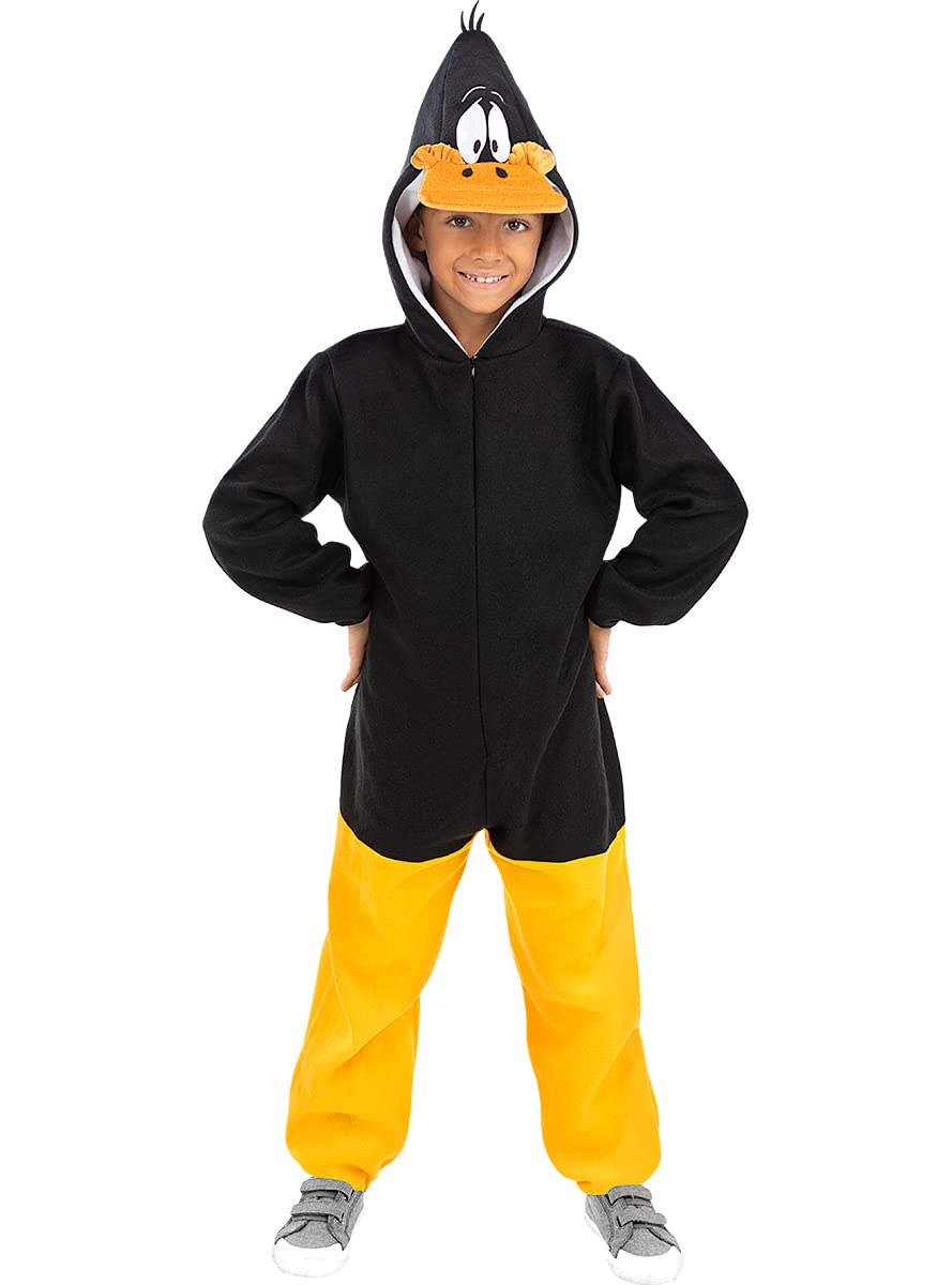 Funidelia | Costume da Daffy Duck Space Jam - Looney Tunes per bambino Cartoni Animati, Daffy Duck - Costume per Bambini e accessori per Feste, Carnevale e Halloween - Nero