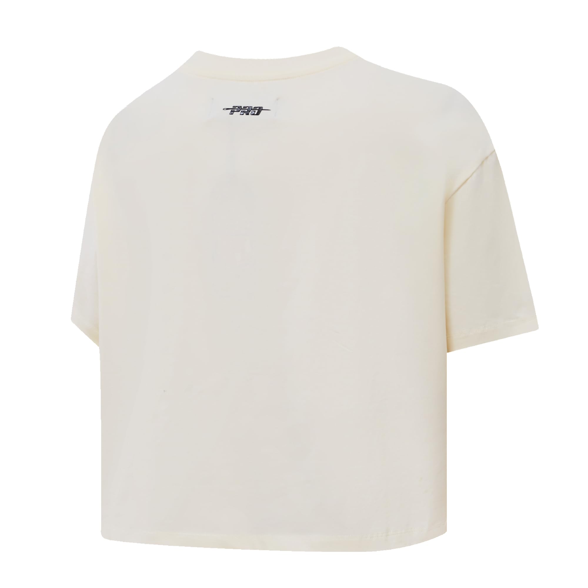 Pro Standard Womens NBA Los Angeles Lakers Retro Classics Short Sleeve Boxy Tee Eggshell L