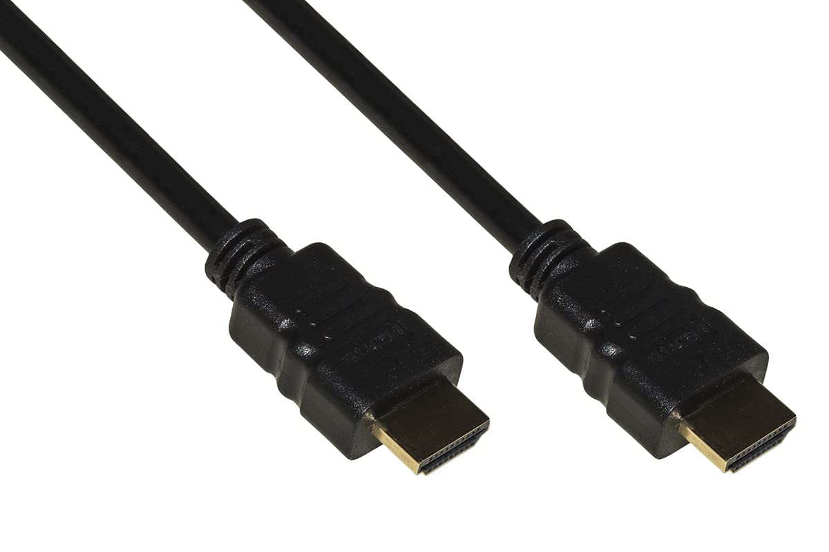 LINK LKCHDMI201 1m Black Hdmi 2.0 Uhd Cable 4Kx2K 60Hz 3D Ethernet + 18Gbps for Notebook, PC, HDTV, Black, 1 m