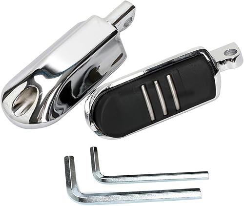 Estriberas para motocicleta, reposapiés ajustable de carretera compatible con Softail Sportster Electra Road Glide Road King Street Glide con