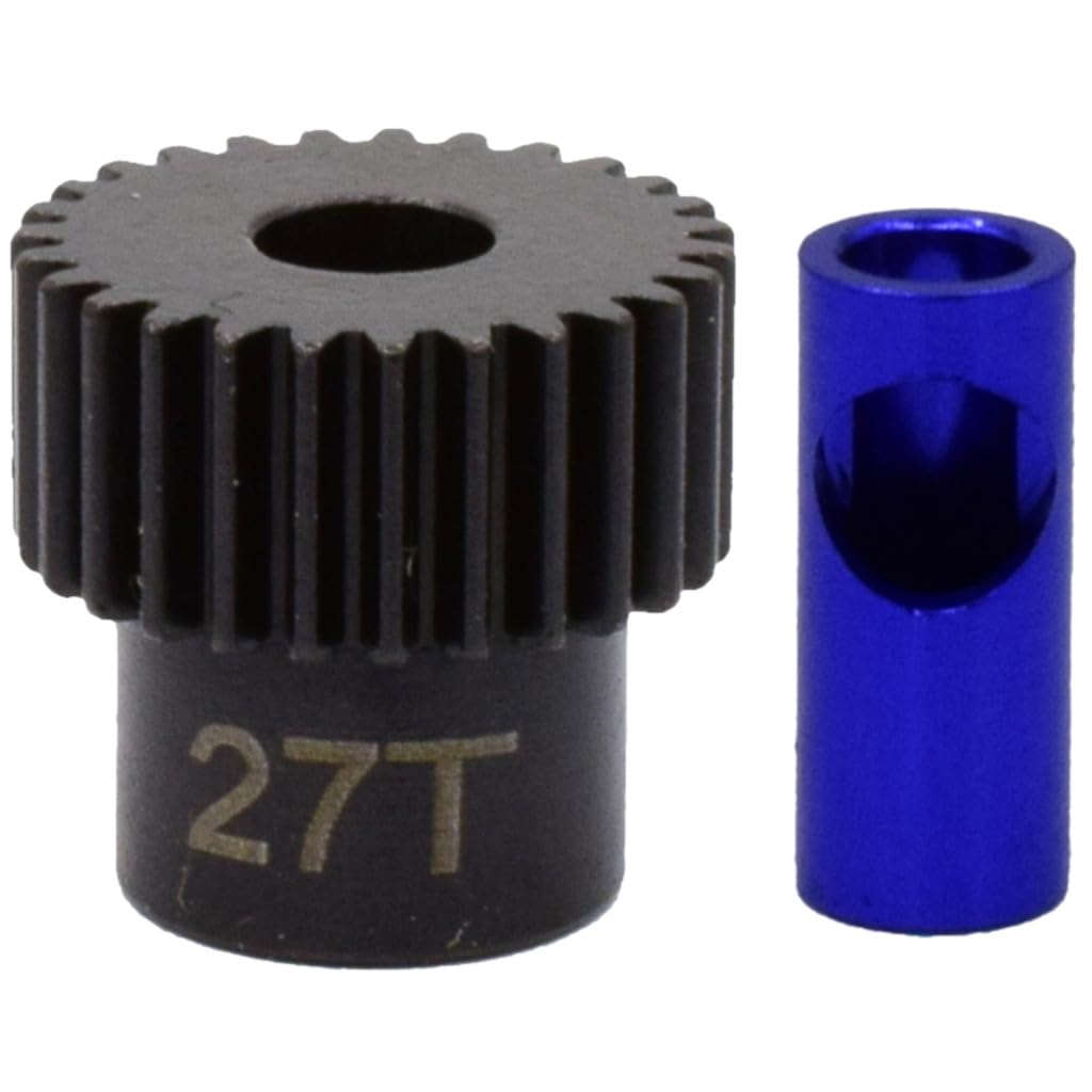 Hot Racing NSG827 27t Steel 48p Pinion Gear 5mm or 1/8
