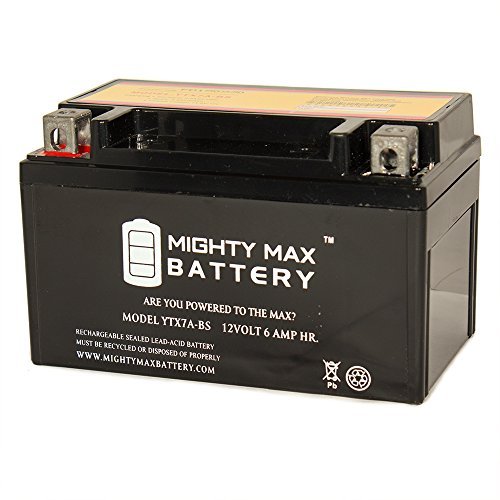 Mighty Max Battery YTX7A-BS Battery Replacement for GTX7A 32X7A 44023 CTX7A Battery