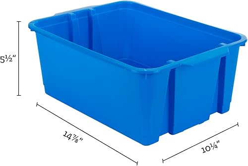 Miniatura 2 de Cestos apilables 14x10 -12 unidades