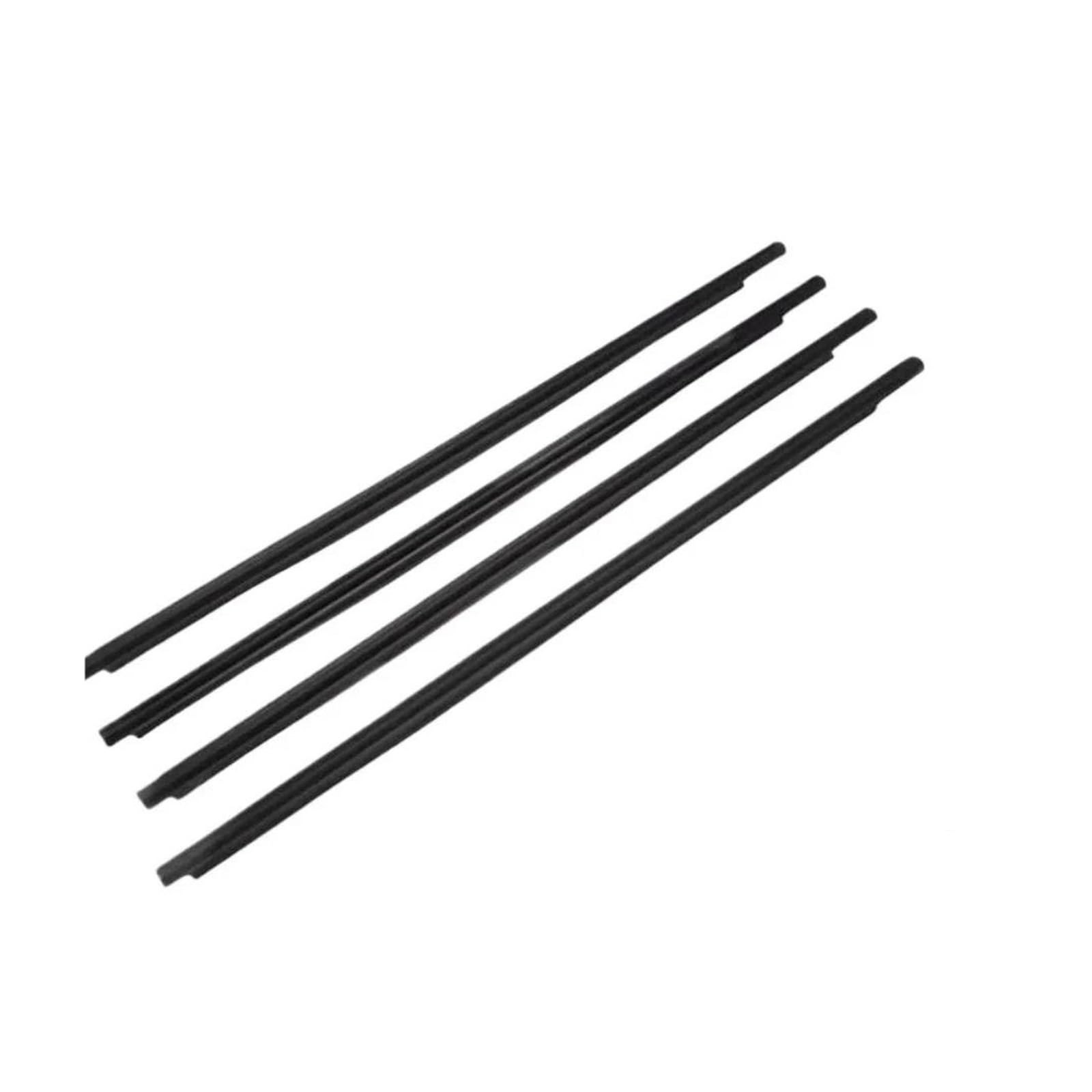 for Subaru XV 2011-2017 61280-FJ011 113cm 101cm for Levorg WRX STI Weatherstrip 1 Set Black Outside Weatherstrip Glass Rubber Car Weather Stripping