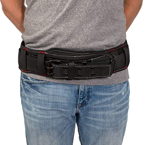 Dickies 5-Inch Padded Work Belt with Double-Tongue Roller Buckle, Adjusts to Fit Waists 32 to 52 inches, Black3