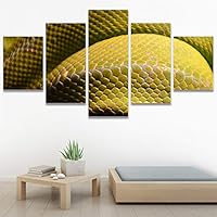 SIGNWIN 5 Panel Canvas Wall Art Coiling Around for Home Decorations Ready to Hang - 60