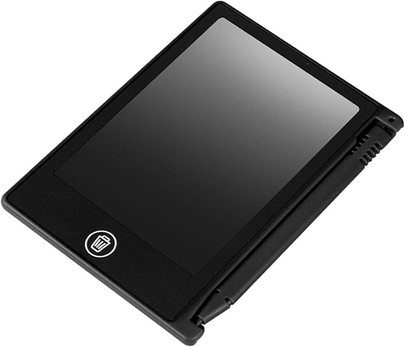 Irfora 4,5-Zoll-Handschrifttafel mit Flexiblem LCD-Panel, Zeichentablett fĂĽr mit Memo, Notiz, Listenerinnerung, Einfache SchreibĂĽbung, Kompakt, Energiesparend, Einfaches Lernen (Schwarz)