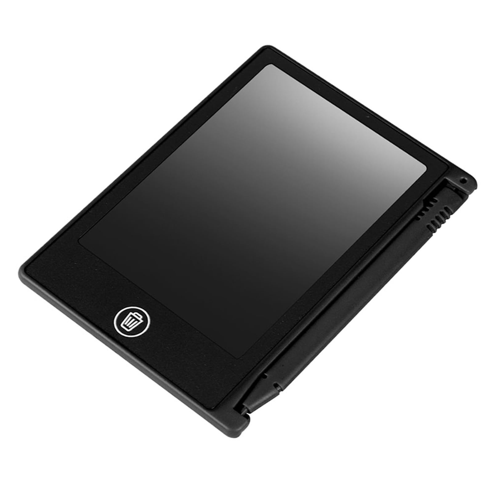 Irfora 4,5-Zoll-Handschrifttafel mit Flexiblem LCD-Panel, Zeichentablett für mit Memo, Notiz, Listenerinnerung, Einfache Schreibübung, Kompakt, Energiesparend, Einfaches Lernen (Schwarz) - 2
