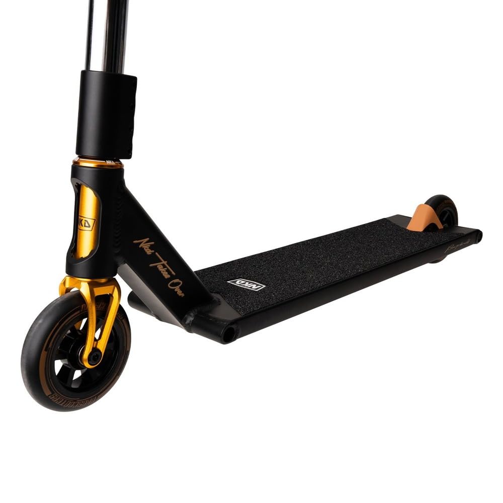 NKD Stunt Scooter - Mono | Roulements Haute Performance ABEC-9 | Guidon Rotatif à 360° pour Le Freestyle | Alliage d’Aluminium 6061 Durable