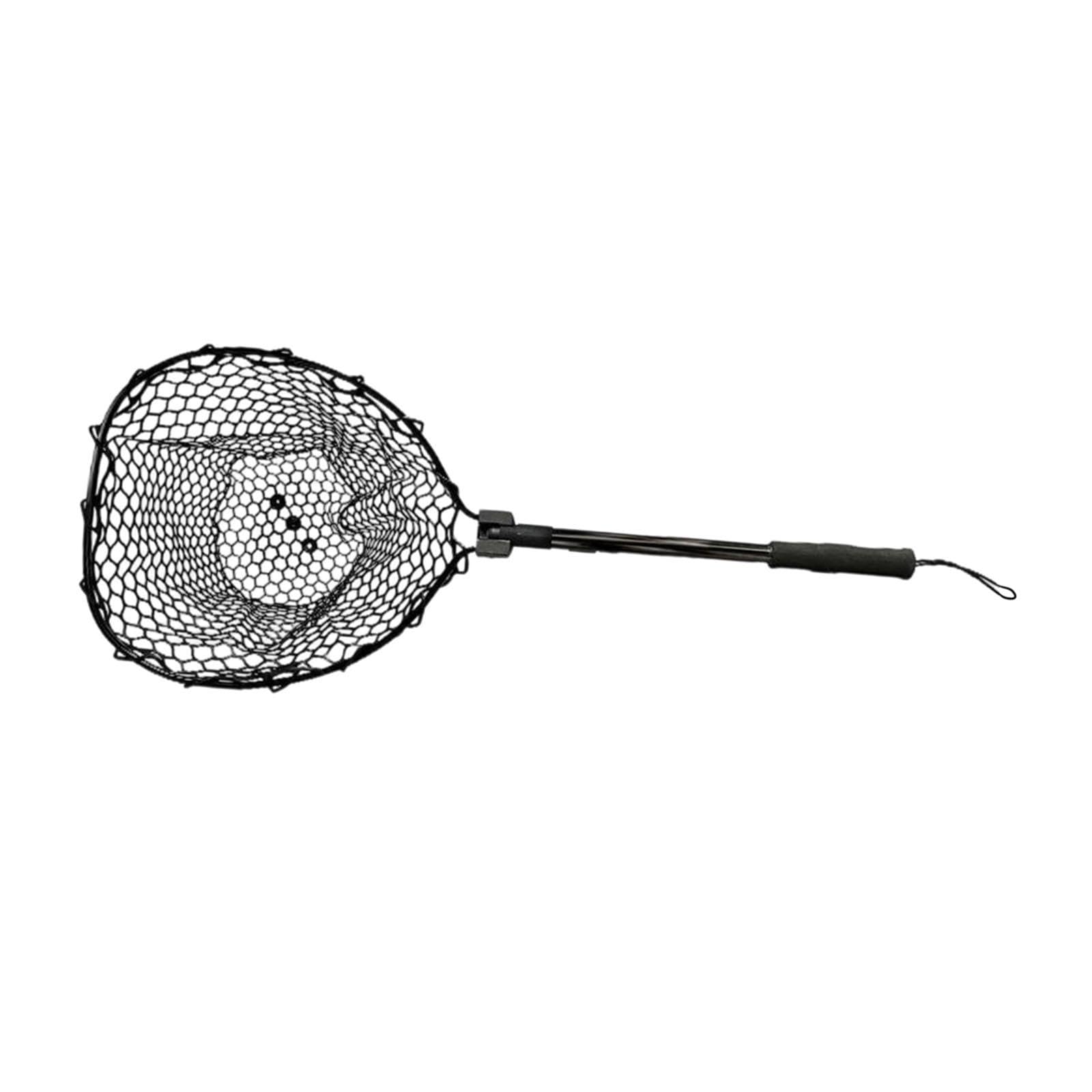 Perfeclan Red de Pesca Plegable de aleación de Aluminio, Accesorio portátil con Mango ergonómico Agarre Antideslizante.