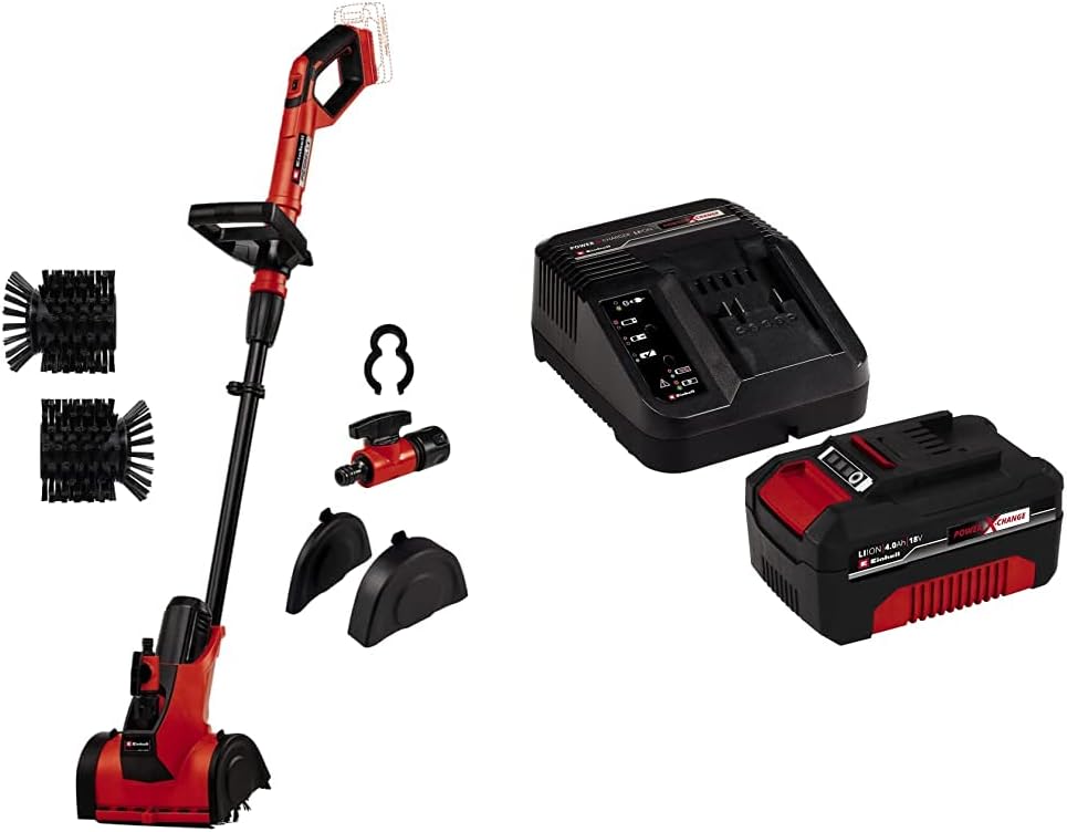 Einhell Power XChange 18V Cordless Patio Cleaner Brush With Battery
